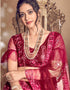 trendy purple mauve soft net traditional wear women's heavy lehenga choli collection with maroon soft net rt8967-185046 Front View